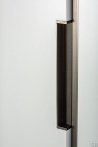 Uchwyt meblowy wpuszczany Hexxa 200 Aluminiowy szary