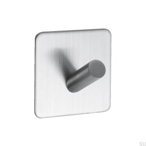 Hook Base 200 Steel Brushed