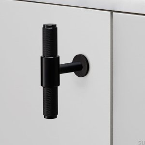 Uchwyt meblowy T-Bar Metalowy Czarny