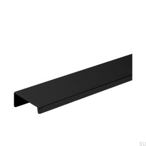 Uchwyt meblowy krawędziowy Slim 4025 96 Metalowy Czarny
