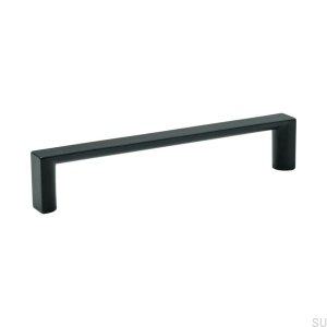 Uchwyt meblowy podłużny 735 128 Czarny Metalowy