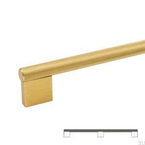 Uchwyt meblowy podłużny Graf Big 1168 Złoty Ciemny