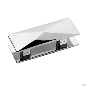 Uchwyt meblowy podłużny Art Deco 5 Metalowy nikiel