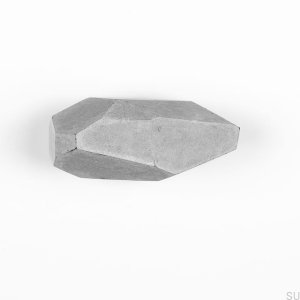 Gałka meblowa Rocky 68 Szara Beton architektoniczny