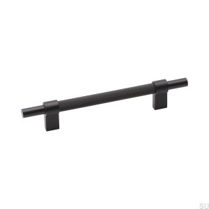 Uchwyt meblowy podłużny Pitch 128 Czarny Aluminium