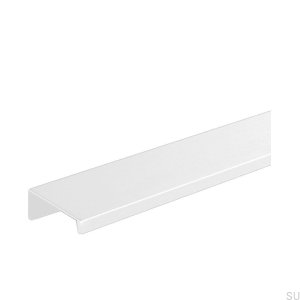 Uchwyt meblowy krawędziowy Slim 2x96 Metalowy Biały