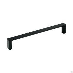 Uchwyt meblowy podłużny 735 160 Czarny Metalowy Lakierowany