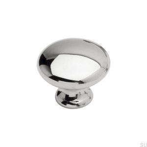 Möbelknopf 24226-25 Silber Nickel poliert