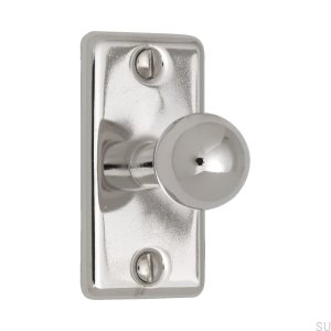Furniture knob 5320 Silver Nickel Polished
