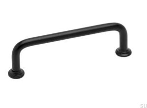 Uchwyt meblowy podłużny 1353 96 Czarny metalowy