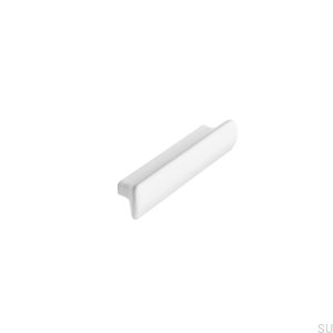 Uchwyt meblowy podłużny Vanilla 96 Porcelanowa biała