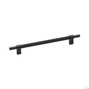 Uchwyt meblowy podłużny Pitch 192 Czarny Aluminium