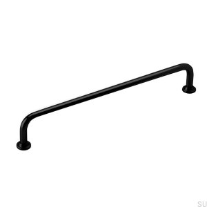 Uchwyt meblowy podłużny 1353 128 Czarny metalowy