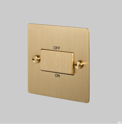 Włącznik Pojedynczy Fan Isolator Switch Mosiężny Standard angielski