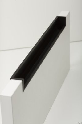 Hexxa 1100 Möbeleinbau. Aluminium schwarz