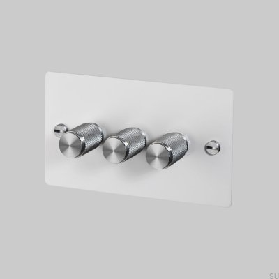 Switch - Premium 3G Dimmer White/Steel [El731P] English standard