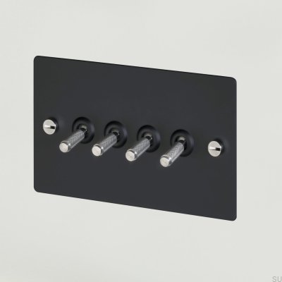 4G Quad Switch Black/Steel [El021] English standard