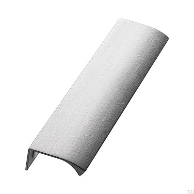 Uchwyt meblowy krawędziowy Edge Straight 200 Aluminiowy Srebrny Szczotkowany