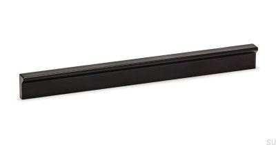 Uchwyt meblowy podłużny Angle 500 Aluminiowy Czarny Mat