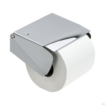 Massiver Toilettenpapierhalter aus poliertem Chrom