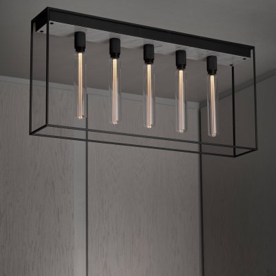 Caged Ceiling 5.0 Ceiling Lamp White Marble / No bulbs included