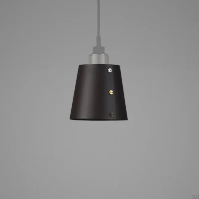 Lampe mit kleinem Schirm - Graphit
