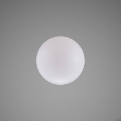 Lampenschirm Glaskugel für die Forked Globe Medium Opal Lampe