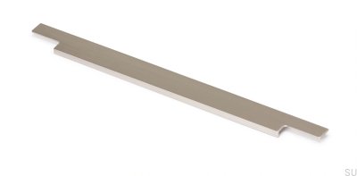 Uchwyt meblowy krawędziowy Linear 397 Aluminiowy Srebrny