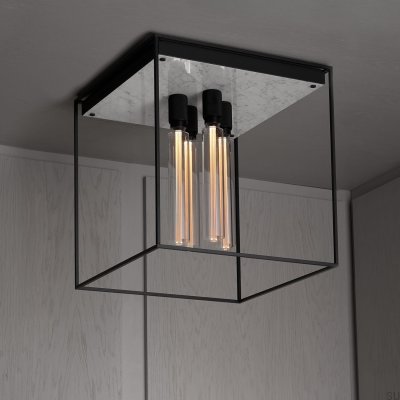 Ceiling lamp Caged Ceiling 4.0 White Marble