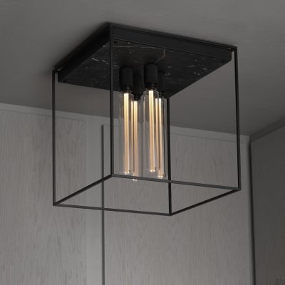 Ceiling lamp Caged Ceiling 4.0 Black Marble