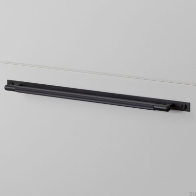 Furniture handle Pull Bar Plate Linear Large 325 Metal black