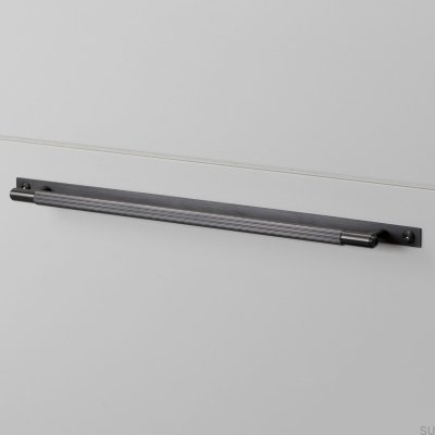 Furniture handle Pull Bar Plate Linear Large 325 Gun metal