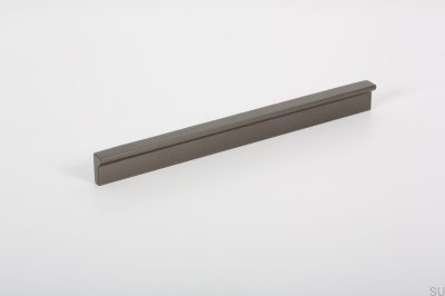 Uchwyt meblowy podłużny Angle 900 Aluminiowy Metaliczny Szary