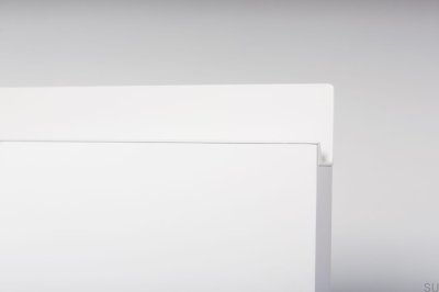 Uchwyt meblowy krawędziowy Jey 597 Aluminiowy Biały Mat