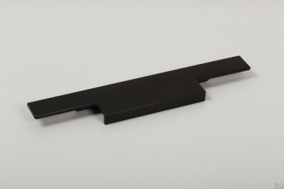Uchwyt meblowy krawędziowy Linear 147 Metalowy Czarny Mat