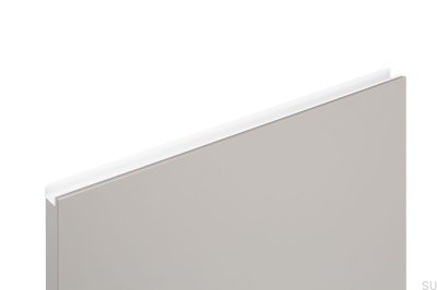 Uchwyt meblowy krawędziowy Jey2 397 Aluminiowy Biały Mat
