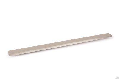 Uchwyt meblowy krawędziowy Curve 416 Aluminiowy Srebrny Szczotkowany