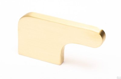 Furniture handle Soft Cut 55 Brass Brushed Unpainted