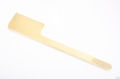 Furniture handle Soft Cut 200 Gold Brass Polished Unpainted