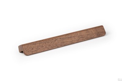 Uchwyt meblowy podłużny Flapp 160 Drewniany Orzech Włoski