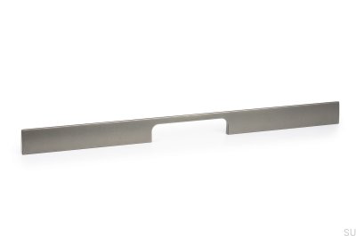 Peak 448 Aluminum Metallic Gray elongated furniture handle