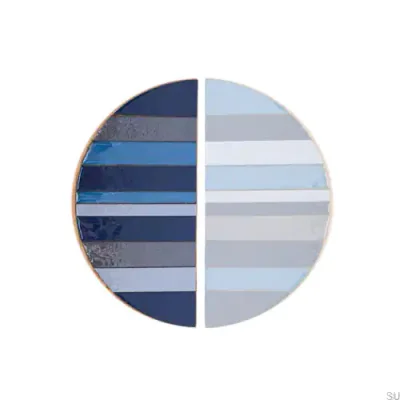 Uchwyt meblowy Tone Blue Drewniany Emaliowany - Olej Bezbarwny Połysk