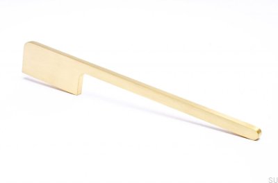 Furniture handle Soft Cut 300 Gold Brass Brushed Unpainted