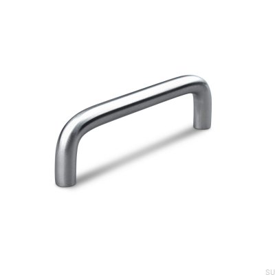 Latina 96 longitudinal furniture handle, brushed steel