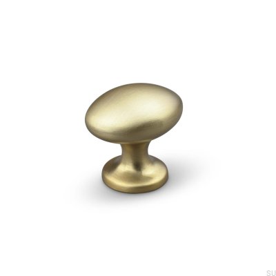 Forio 38 Möbelknopf aus gebürstetem Gold