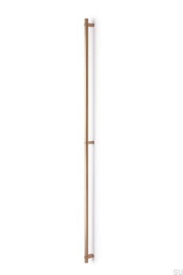Nobb 1056 elongated furniture handle, brushed gold