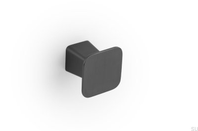 Prism Titanium Black furniture knob
