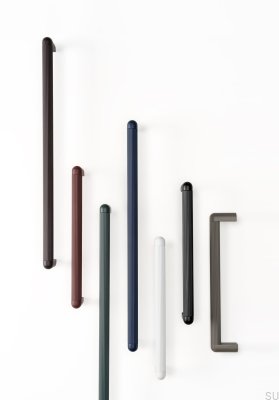 Riss Mini 320 oblong furniture handle, aluminum gray