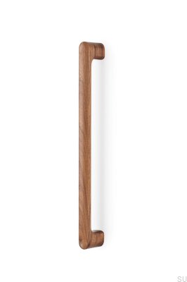 Luv Wood 384 oblong furniture handle made of Italian Walnut