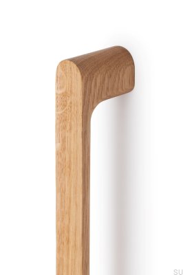 Double-sided furniture handle Luv Wood 384 Wooden Oak